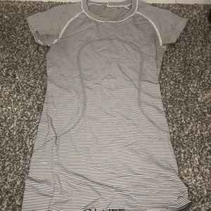 Lululemon Stripped Short Sleeve Top
